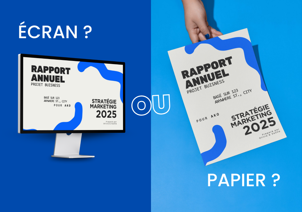 Image principale de l'article Papier “vs” écran : comprendre leurs différences pour des contenus visuels optimisés