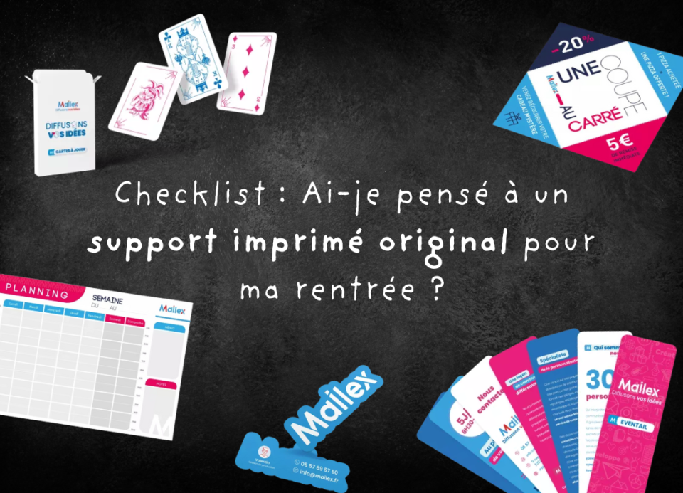 Image principale de l'article Checklist : Ai-je pensé à un support imprimé original pour ma rentrée ?