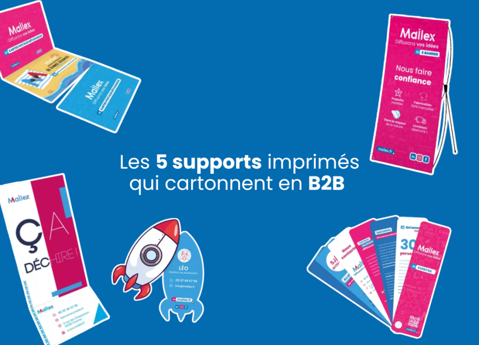 Image principale de l'article Les 5 supports imprimés qui cartonnent en B2B 