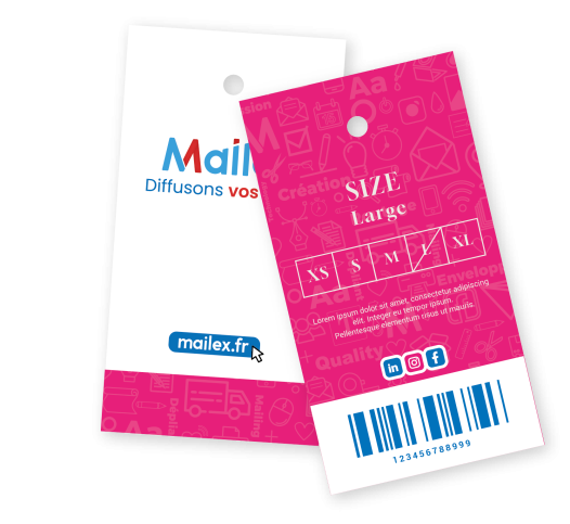 étiquette perforée